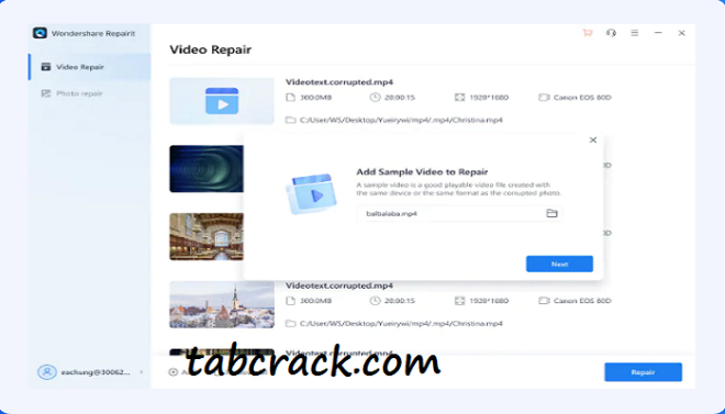 wondershare recoverit video repair crack