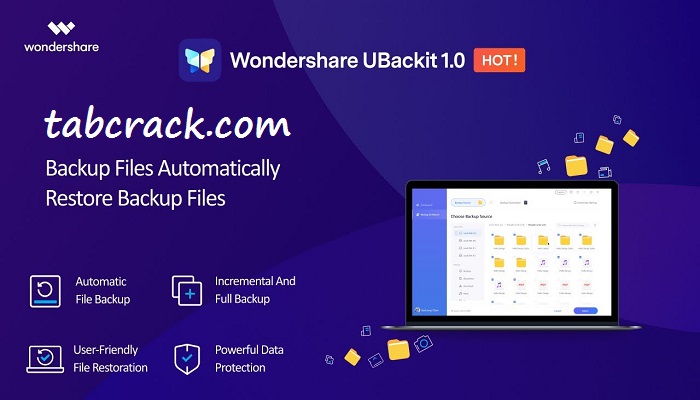 Wondershare UBackit Crack